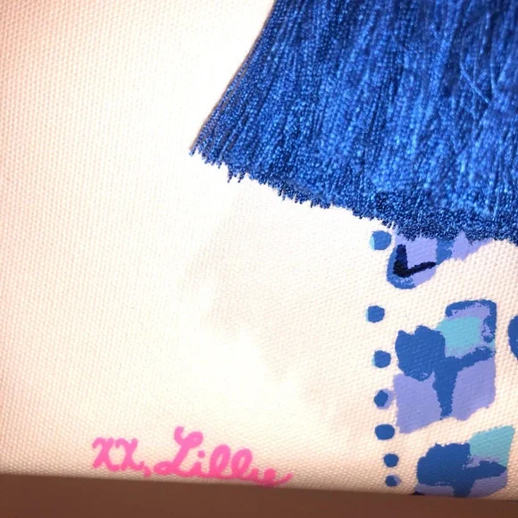 Lilly Pulitzer Bon Voyage Tote Bag in Toe In Print - Picture 6 of 14